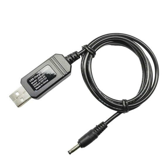High Efficiency USB to DC3.5X1.35mm Voltages Converters Cable Adjustable 5V to 9V12V Output for Electronics Devices