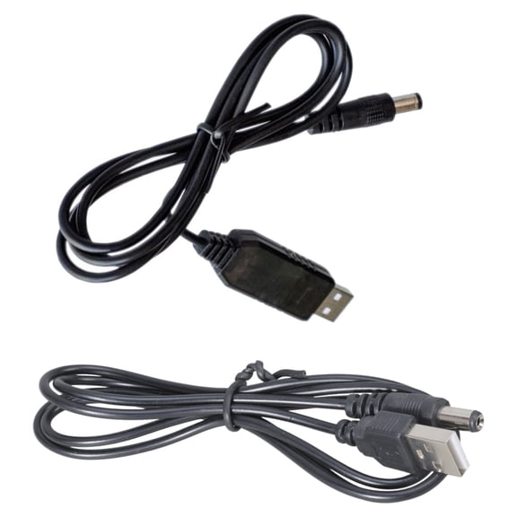 High Efficiency USB to DC5.5x2.1mm Power Adapter Cable Converts 5V to 9V/12V for Various Electronic Devices 39.37inch