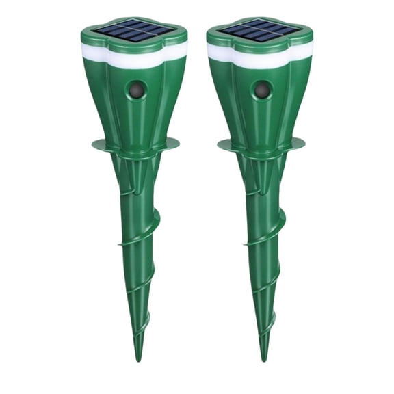 Outdoor Waterproof Solar Animal Deterrent, Ultrasonic High-Efficiency Repeller for Home Garden Pest Defense
