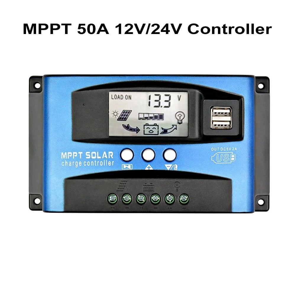 High-Efficiency for MPPT Solar Controller 1224V with LCD Display & Auto ...