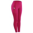 thumbnail image 1 of High Elastic Leggings Pant Women Stretch Compression Sportswear Casual Yoga Jogging Leggings Pants With Pocket, 1 of 8