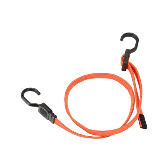 High Elastic Motorcycle Luggage Rope Cord with Hooks Cargo Fixing Belt Lashing Rope 100cm Reflective Bike Luggage Strap