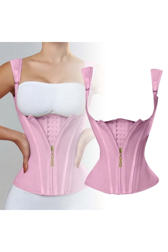 Massage Tools & High Elasticity Body Shaping Waist Vest Retro Zipper Buckle Waist Belt for and Support