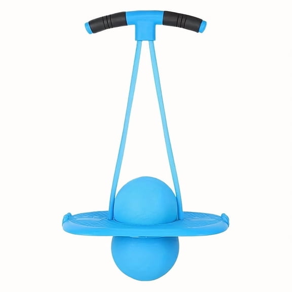 A High-Elasticity Bounce Ball for Fitness and Outdoor Fun - Durable, Wear-Resistant Design with Thick Load-Bearing and Flexible Handle, Perfect for Various Activities, No Battery Required