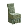 thumbnail image 1 of High-Elasticity Chair Cover, Jacquard Pattern Dining Chair Slipcovers, Elegant Skirt-Style Design for Home Decoration, Ideal for Weddings and Formal Events, Perfect for Homeowners, 1 of 7
