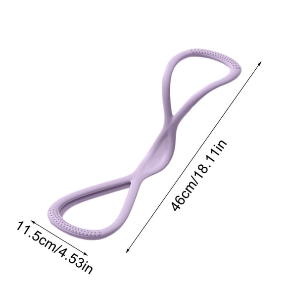 High Elasticity Fitness Resistance Band Set - Silicone Stretch Rope for Yoga Shoulder Neck Exercise with Ergonomic Handles 15lb 25lb 35lb Strength Options