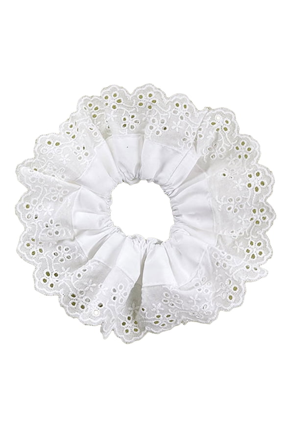 High Elasticity Lace Scrunchies Ponytail Hair Ties Elastic Hair Bands Hair Accessories for Many Different Occasions