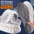 thumbnail image 1 of High Elasticity Latex Sport Insoles Soft Shoe Pads Arch Support Orthotic Insoles Breathable Deodorant Cushion, 1 of 7