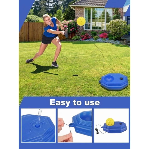 High Elasticity Pickleball Trainer, Outdoor Ball, Suitable For Beginners, Durable Indoor/Outdoor Training Aid, Pickleball Rebounder, Suitable For Individual Training
