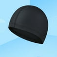 thumbnail image 1 of High Elasticity Polyurethane Swim Cap for Women, Men, Kids, Breathable Fabric Swimming Cap for Long or Short Hair, One Size Fits All, Pool Accessory, 1 of 6