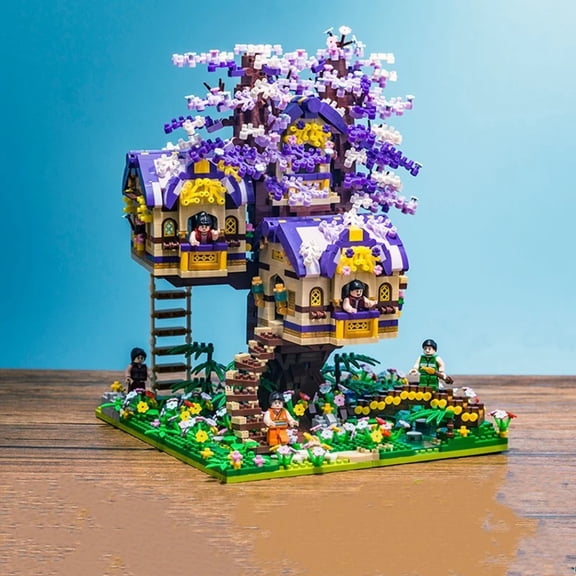 High Elf Tree House Puzzle Assembling Building Blocks