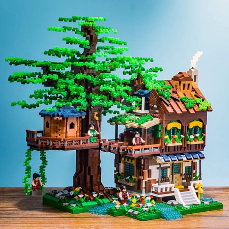 High Elf Tree House Puzzle Assembling Building Blocks
