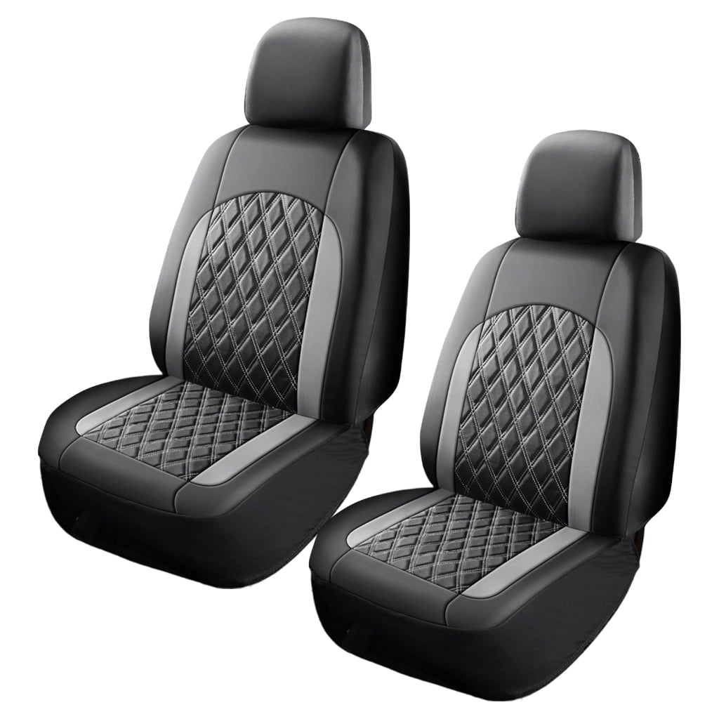 High End Auto Interior Accessories PU Seat Covers 2/4/9PCS Sets With Stitched Design
