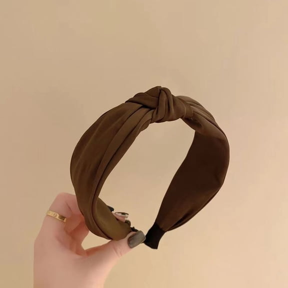 High-End Autumn Winter New Hairband for Women, High Crown Hair Clip, Elegant Wide Edge Hairband for Washing Face, High-End Hair Accessory