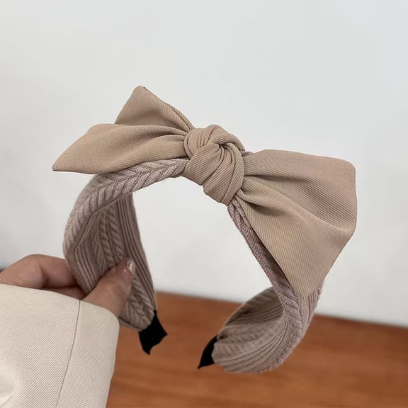 High-End Autumn Winter New Hairband for Women, High Crown Hair Clip, Elegant Wide Edge Hairband for Washing Face, High-End Hair Accessory