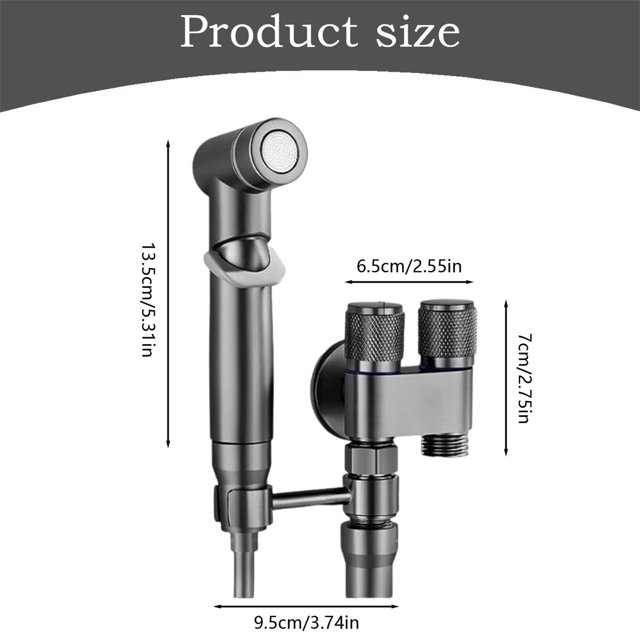 HighEnd Bathroom Spray Toilet Partner, One In Two Out Double Water