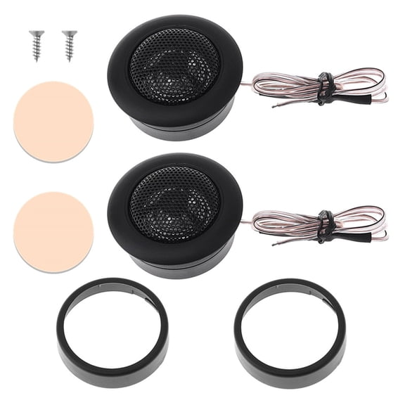 High End Car Tweeters Vehicle Loudspeaker High Frequency Horns Sound Speakers Wide Compatibility Modern Look 2x