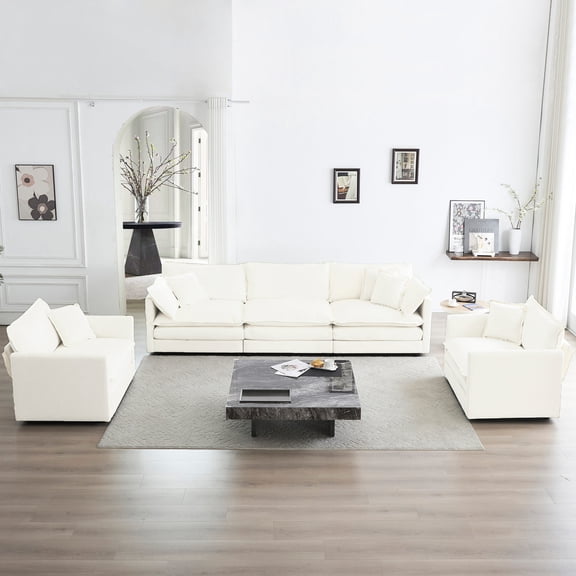 High-End Chenille Sofa with Flexible Combination / Customize Your Own Sofa Set