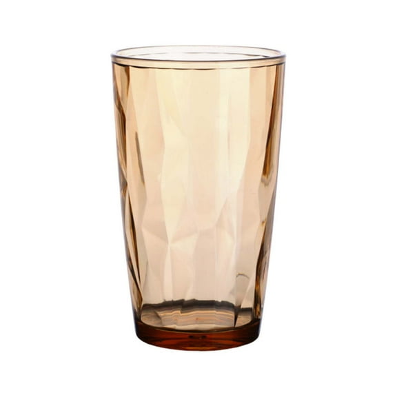 High End Color Water Cup with Pattern Acrylic Durable Heat Resistant Stackable Dining Bar Indoor Outdoor