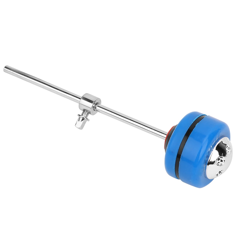 High End Drumstick Drum Beater Hammer Musical Instrument Accessories Metal Silicone(Bleu )