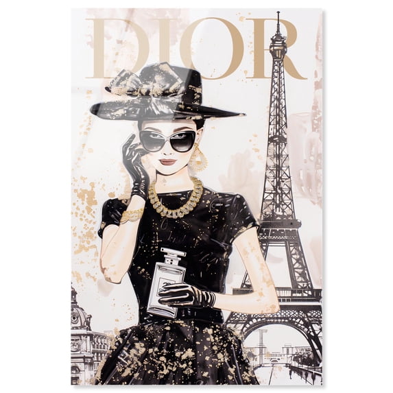 High End Elegance Acrylic Print Fashion Art by Art Remedy, Ready to Hang, 36 x 54