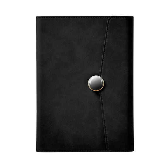 High-End Leather Business Notebook - 100 Sheets with Magnetic Closure - Perfect for Office and Gifts