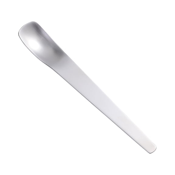 High-End Stainless Steel Ice Cream Spoon - Durable Dessert Spoon with Flat Topped Long Handle for Cakes & Mixing - Elegant Kitchen Utensil for Home Use