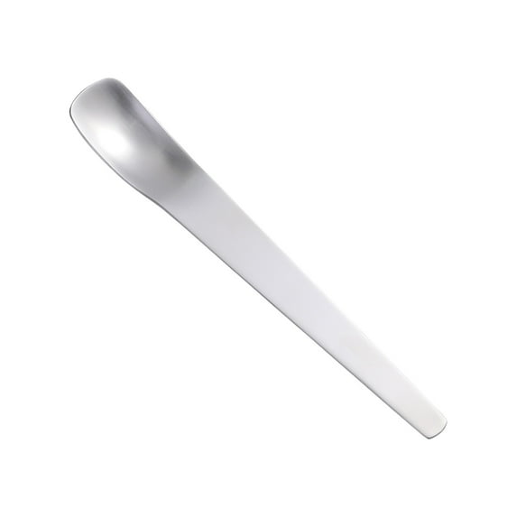 High-End Stainless Steel Ice Cream Spoon - Durable Dessert Spoon with Flat Topped Long Handle for Cakes & Mixing - Elegant Kitchen Utensil for Home Use