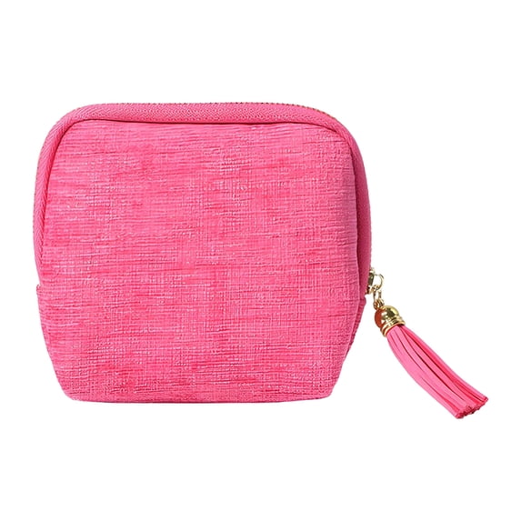High-End Tassel Storage Bag - Zipper Jewelry Pouch for Rings Necklaces Earrings Bracelets, Soft Fabric Anti-Tear, Durable for Travel Home