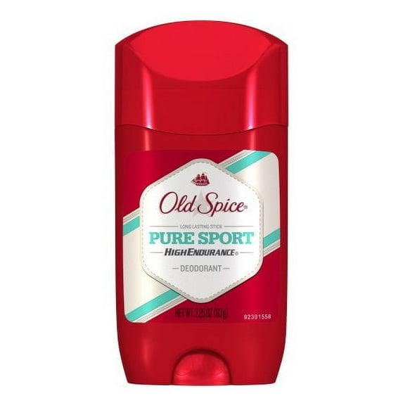 Old Spice High Endurance Deodorant Long Lasting Stick Pure Sport - 2.25 oz