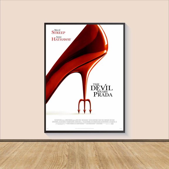 High Fashion Comedy Wall Art Magazine Office Runway Style Decor, Unframed Poster