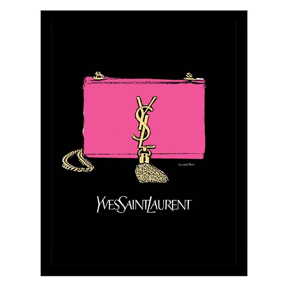High Fashion Designer Handbag Framed Print