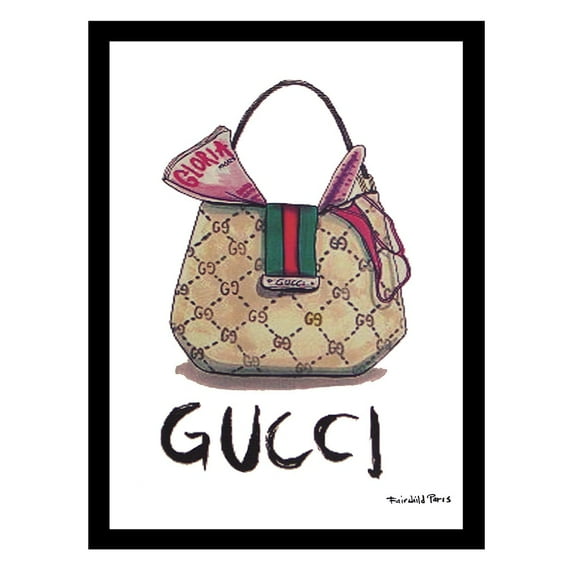 High Fashion Designer Handbag Framed Print