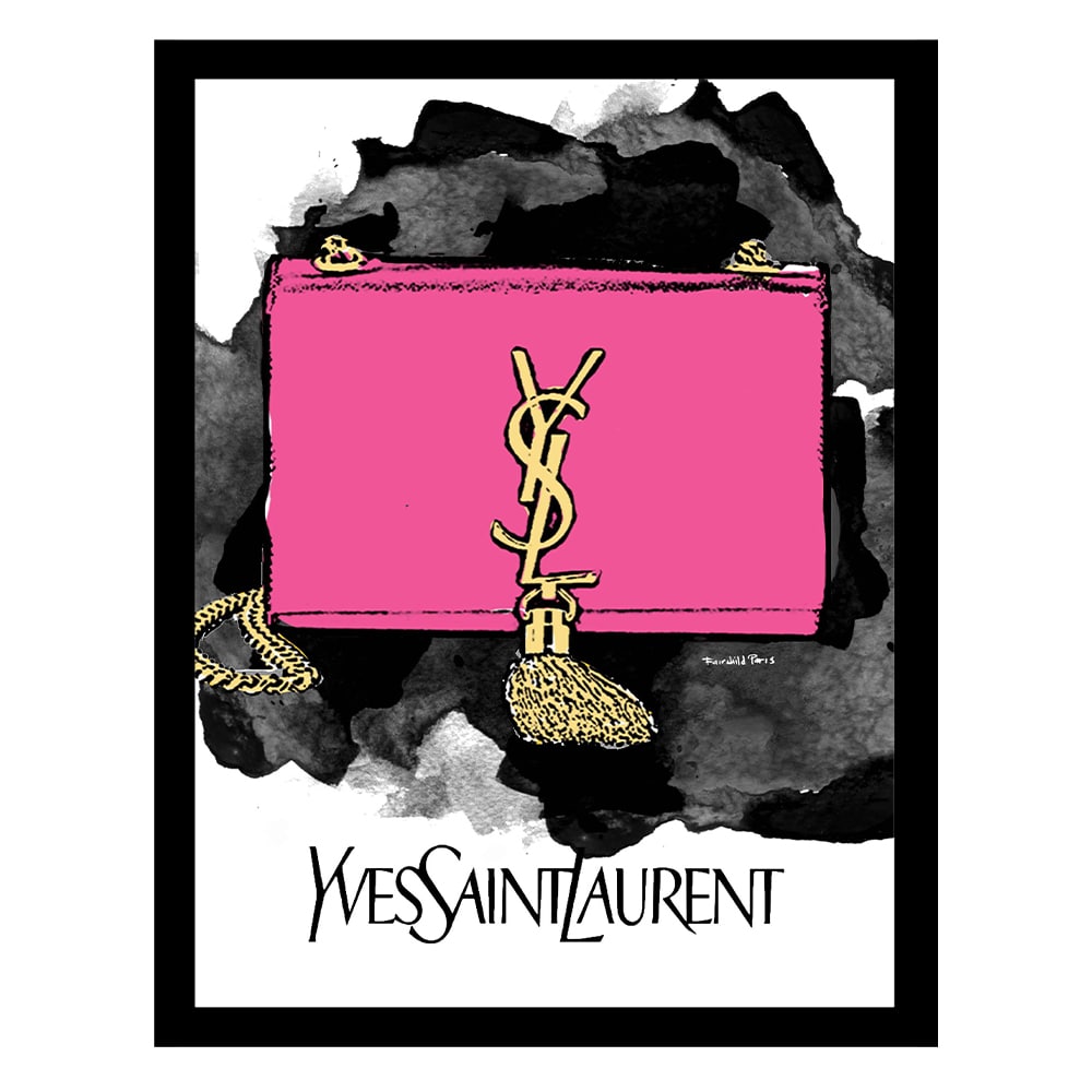 High Fashion Designer Handbag Framed Print