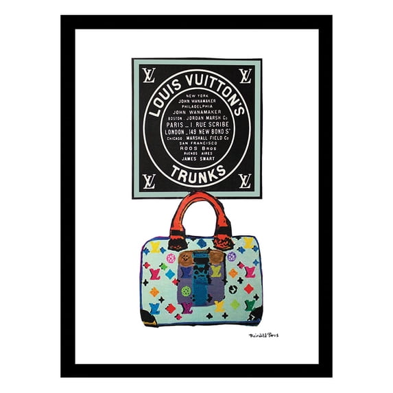 High Fashion Designer Handbag Framed Print