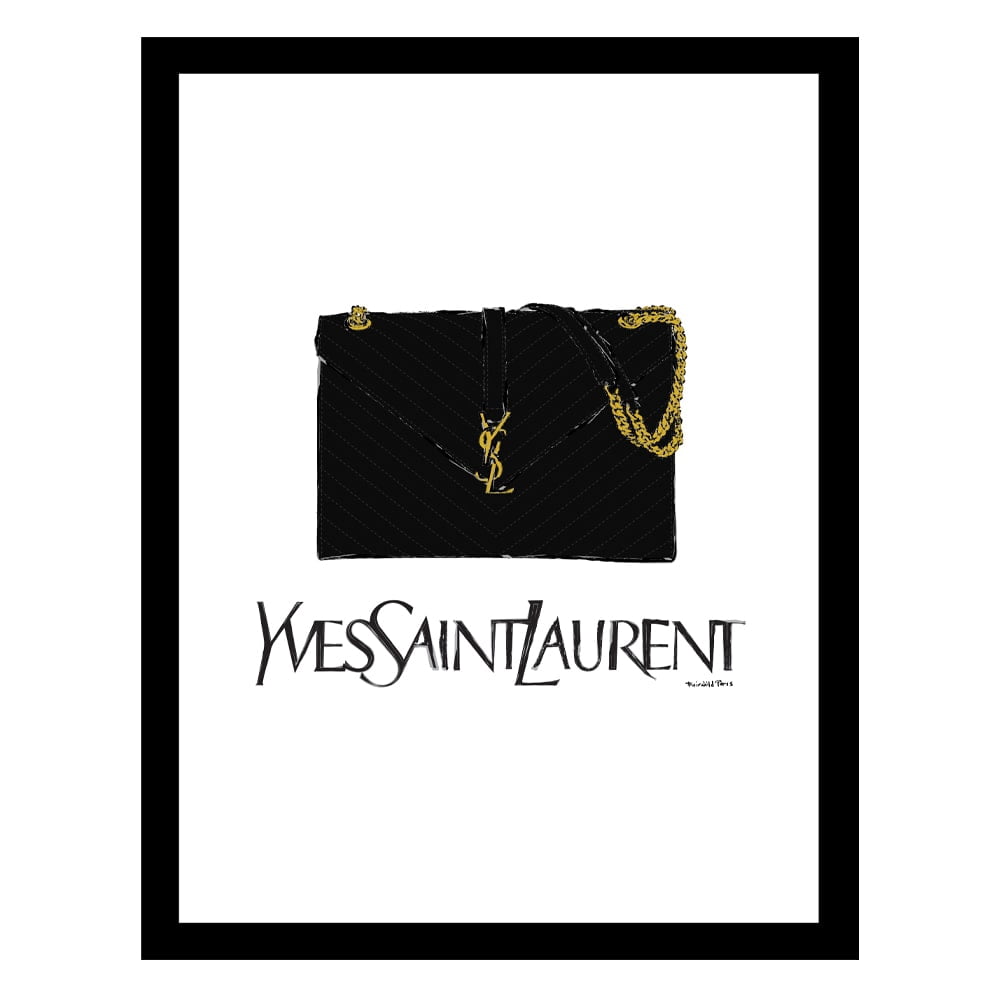 High Fashion Designer Handbag Framed Print