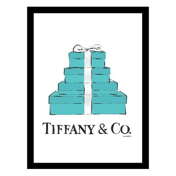 High Fashion Glam Gift Boxes Framed Print