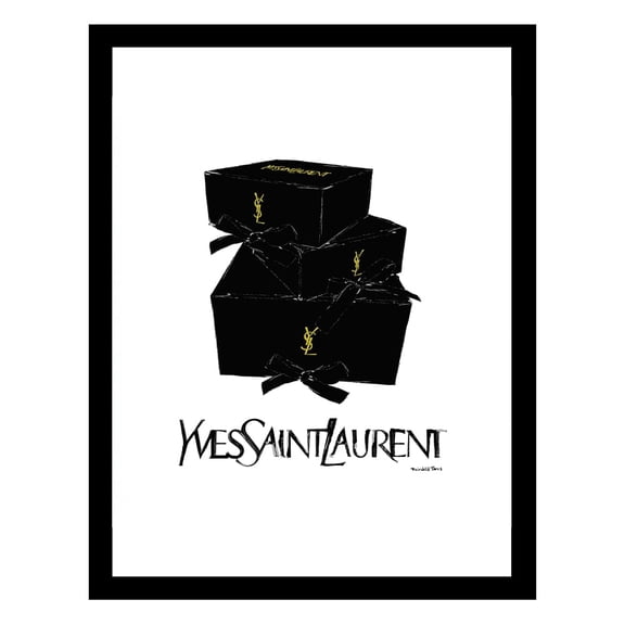 High Fashion Glam Gift Boxes Framed Print
