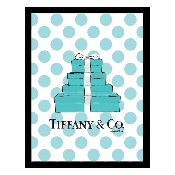 High Fashion Glam Gift Boxes Framed Print