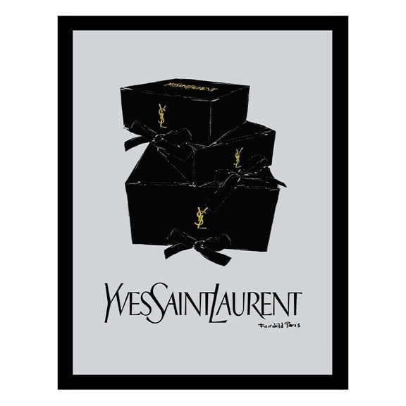 High Fashion Glam Gift Boxes Framed Print