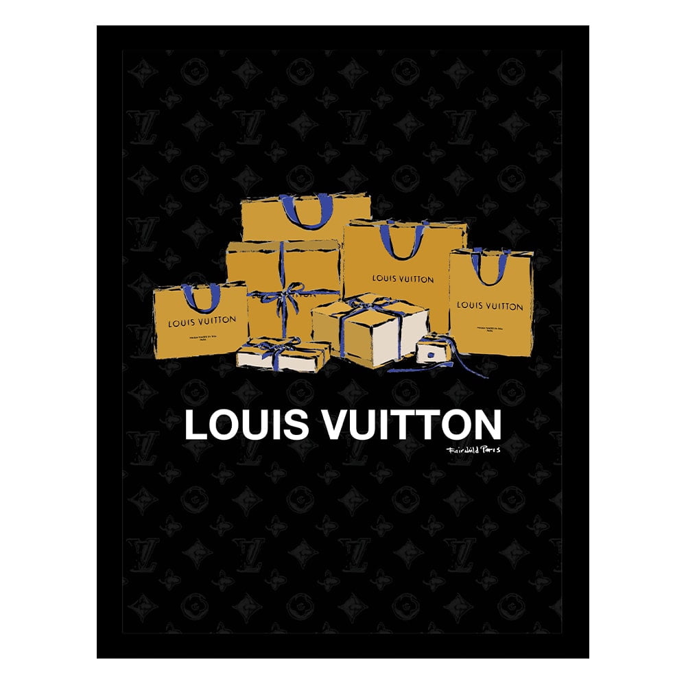 High Fashion Glam Shopping Bags Framed Print