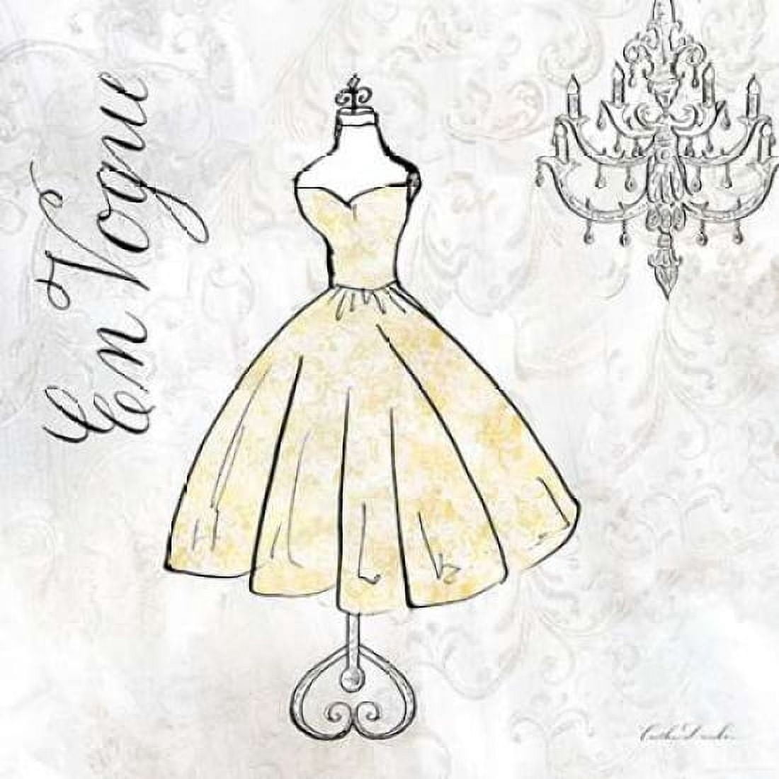 High Fashion I Canvas Art - Caitlin Dundon (24 x 24)