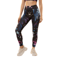 thumbnail image 1 of Women’s Printed Moisture-Wicking Legging, Comfortable Activewear Stretch Pants, 1 of 7