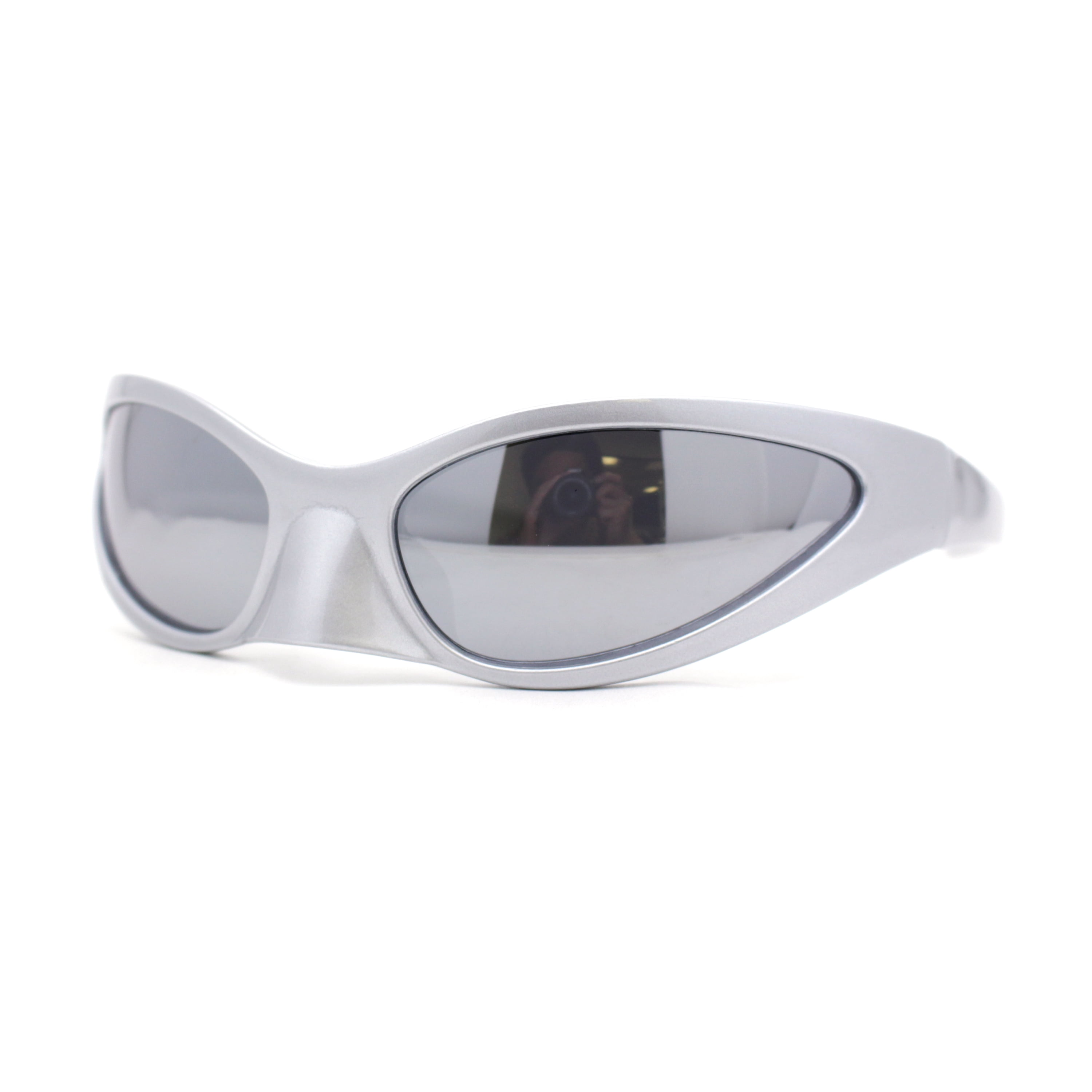 High Fashion Trendy Wrap Around 90s Sport Plastic Sunglasses  display picture 1