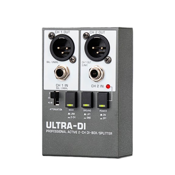 Professional Stereo Box Active Design Metal Housing Guitar Bass Keyboards Signals Optimizers