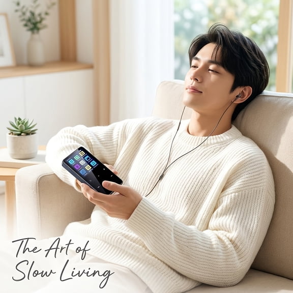 High Fidelity Audio Player with Dictionary Function, Metal Housing Protects Against Drops, Responsive Touch Panel, Supports Voice Recording And Text Reading, TF Card Slot Ready