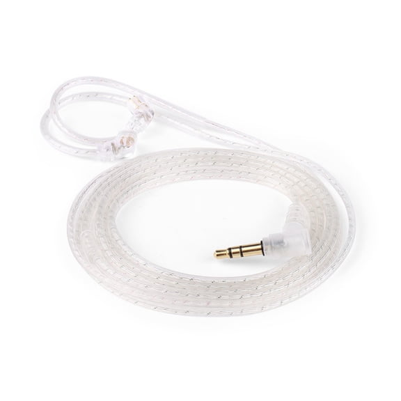 High Fidelitys 0.75mm Earphone Cable with Silver Plate Conductors for QKZA2 Headsets for Rich, Clear Sound Experience