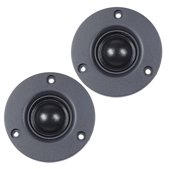 High Fidelitys 3inch 30W 74mm Tweeter Speakers Pair with Silk Film Domes and Magnets Not Grills for Clear Trebles