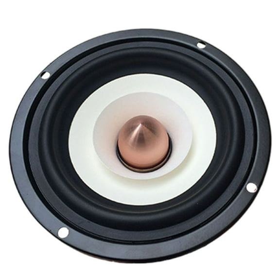 High Fidelitys 4Inch Aluminum Cone Woofer for Home Music Systems and Speakers Project Sound Speakers