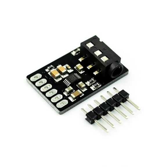 High Fidelitys Audios Converter DAC Module for Stereo Sound Conversion Support SPI Interface Wide Frequency Response